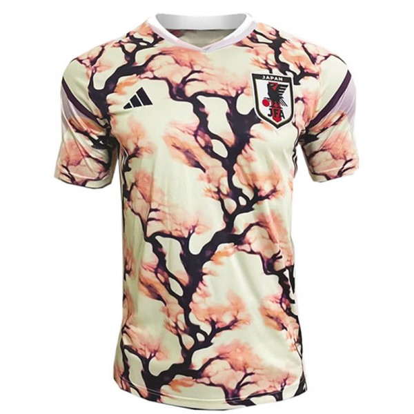 Japan édition spéciale maillot rose photo football uniforme vêtements de sport pour hommes kit de football haut chemise de sport 2023
